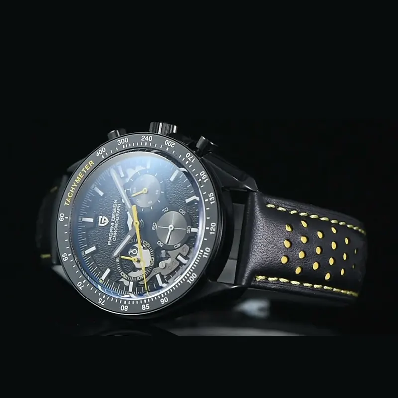 Pagani Design Chronograph Black Dial Men's Watch-  PD-1779